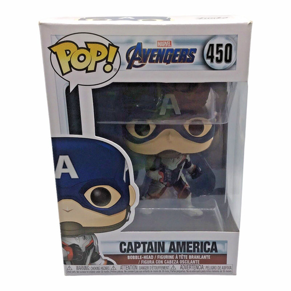 Funko Pop! Marvel Avengers Endgame Captain America #450 Figure NIB - Picture 1 of 15
